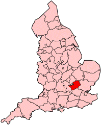 Teach in Hertfordshire - area map