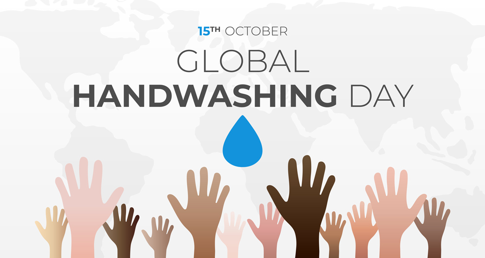 Global Handwashing Day Background Illustration