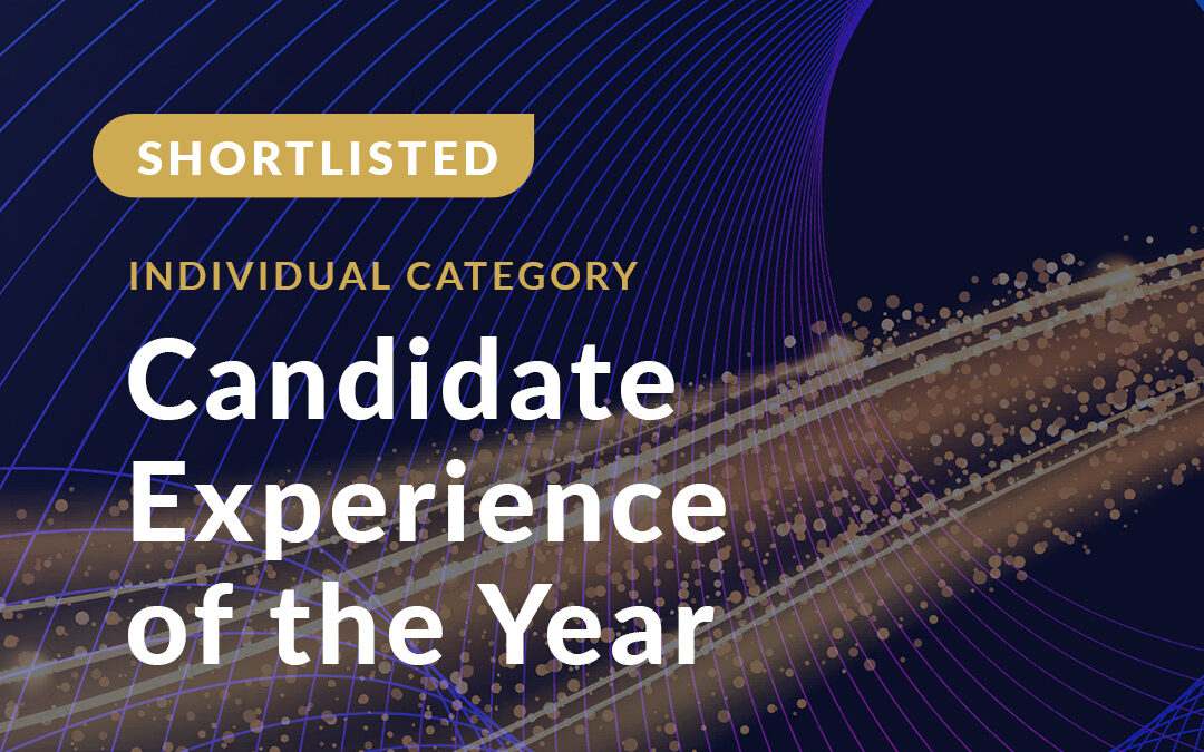 Best Candidate Experience of the year award